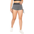 Modildonzado de tallas de talla grande para mujer LIBERTER CHICA HOT SEXY Pantalones cortos Side Drawstring Butt Booty Shorts